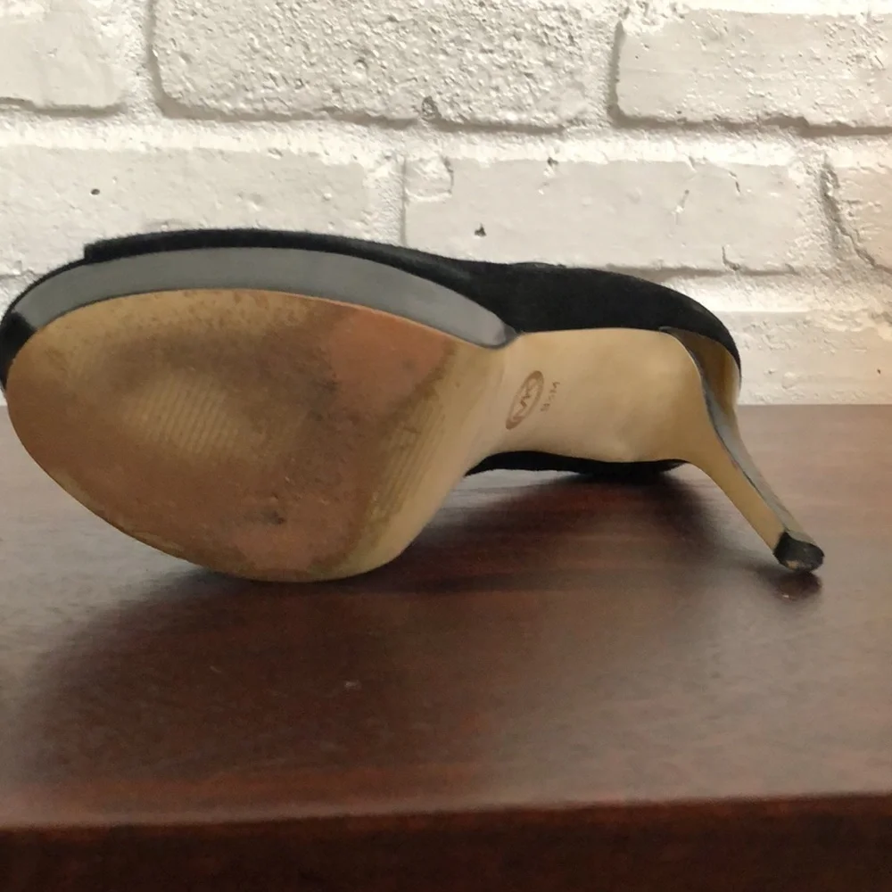 Michael Kors Peep Toe Suede Bootie 9.5 - Picture 6 of 6